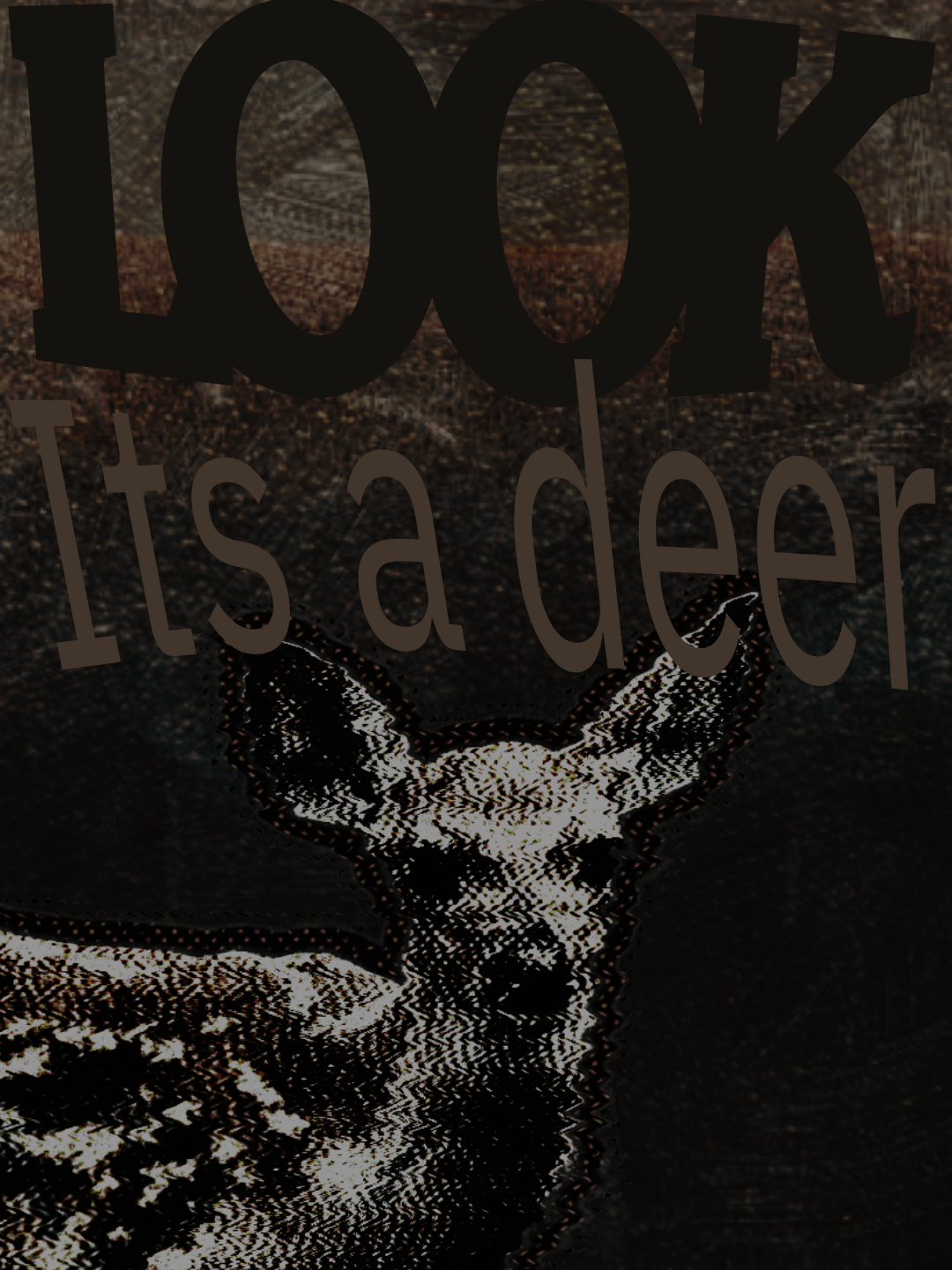It’s a Deer, a daily flyer design by Holly